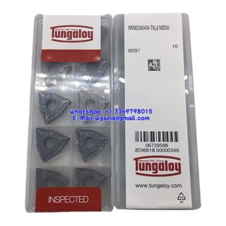 Original Tungaloy WNMG080404-TS NS530 Carbide Insert - Trigon 80° (10 PCS)