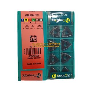 Original TaeguTec WNMG080404 TT7015 Carbide Insert - Trigon 80° (10 PCS)