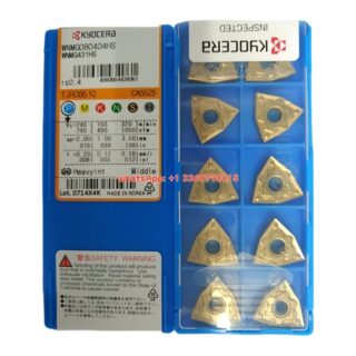 Original Kyocera WNMG080404HS CA5525 Carbide Insert - Trigon 80° | Steel (10 PCS)