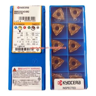 Original Kyocera WNMG080404MQ CA6525 Carbide Insert - Trigon 80° | Steel (10 PCS)