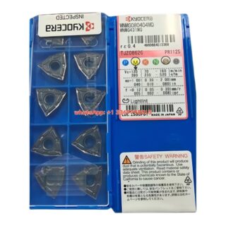 Original Kyocera WNMG080404MQ PR1125 Carbide Insert - Trigon 80° (10 PCS)