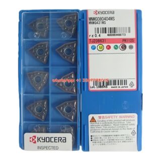 Original Kyocera WNMG080404MS PR1125 Carbide Insert - Trigon 80° (10 PCS)