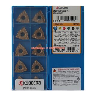 Original Kyocera WNMG080404PS CA5525 Carbide Insert - Trigon 80° | Steel (10 PCS)