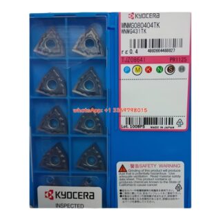 Original Kyocera WNMG080404TK PR1125 Carbide Insert - Trigon 80° (10 PCS)