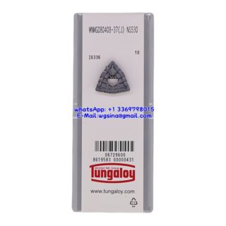Original Tungaloy WNMG080408-37-NS530 NS530 Carbide Insert - Trigon 80° (10 PCS)