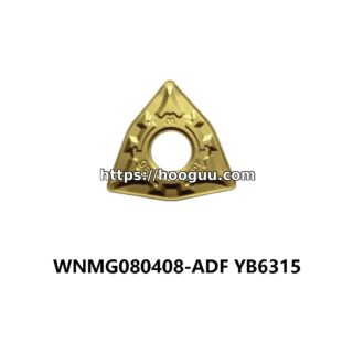 Original ZCC-CT WNMG080408-ADF YB6315 Carbide Turning Insert - Trigon 80° | Steel, Stainless Steel (10 PCS)