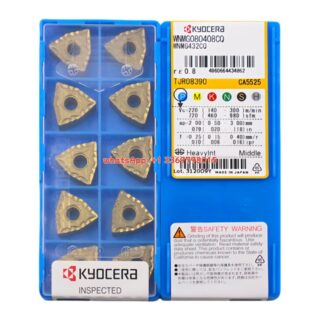 Original Kyocera WNMG080408-CQ CA5525 Carbide Insert - Trigon 80° | Steel (10 PCS)