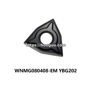 Original ZCC-CT WNMG080408-EM YBG202 Carbide Turning Insert - Trigon 80° | Steel & More (10 PCS)