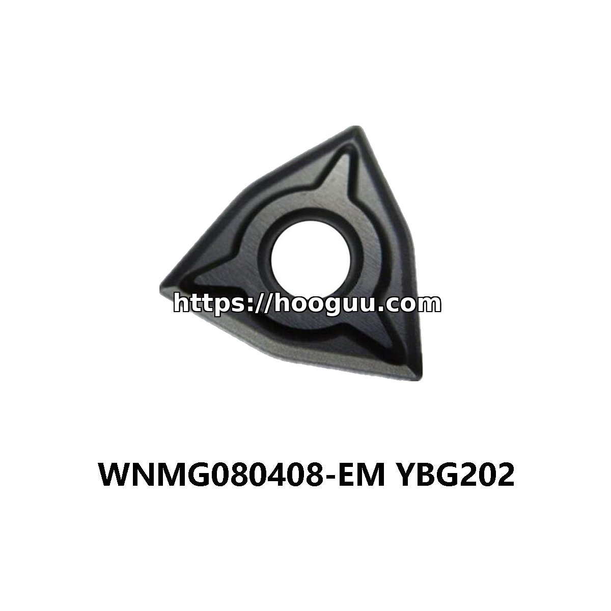 Original ZCC-CT WNMG080408-EM YBG202 Carbide Insert - Trigon 80° | Steel & More (10 PCS)