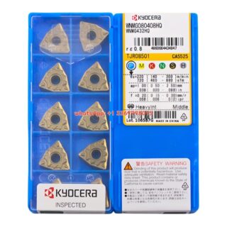 Original Kyocera WNMG080408-HQ CA5525 Carbide Insert - Trigon 80° | Steel (10 PCS)