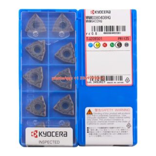 Original Kyocera WNMG080408-HQ PR1125 Carbide Insert - Trigon 80° (10 PCS)