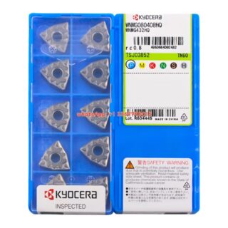 Original Kyocera WNMG080408-HQ Carbide Insert - Trigon 80° (10 PCS) TN60 WNMG080408-HQ TN60