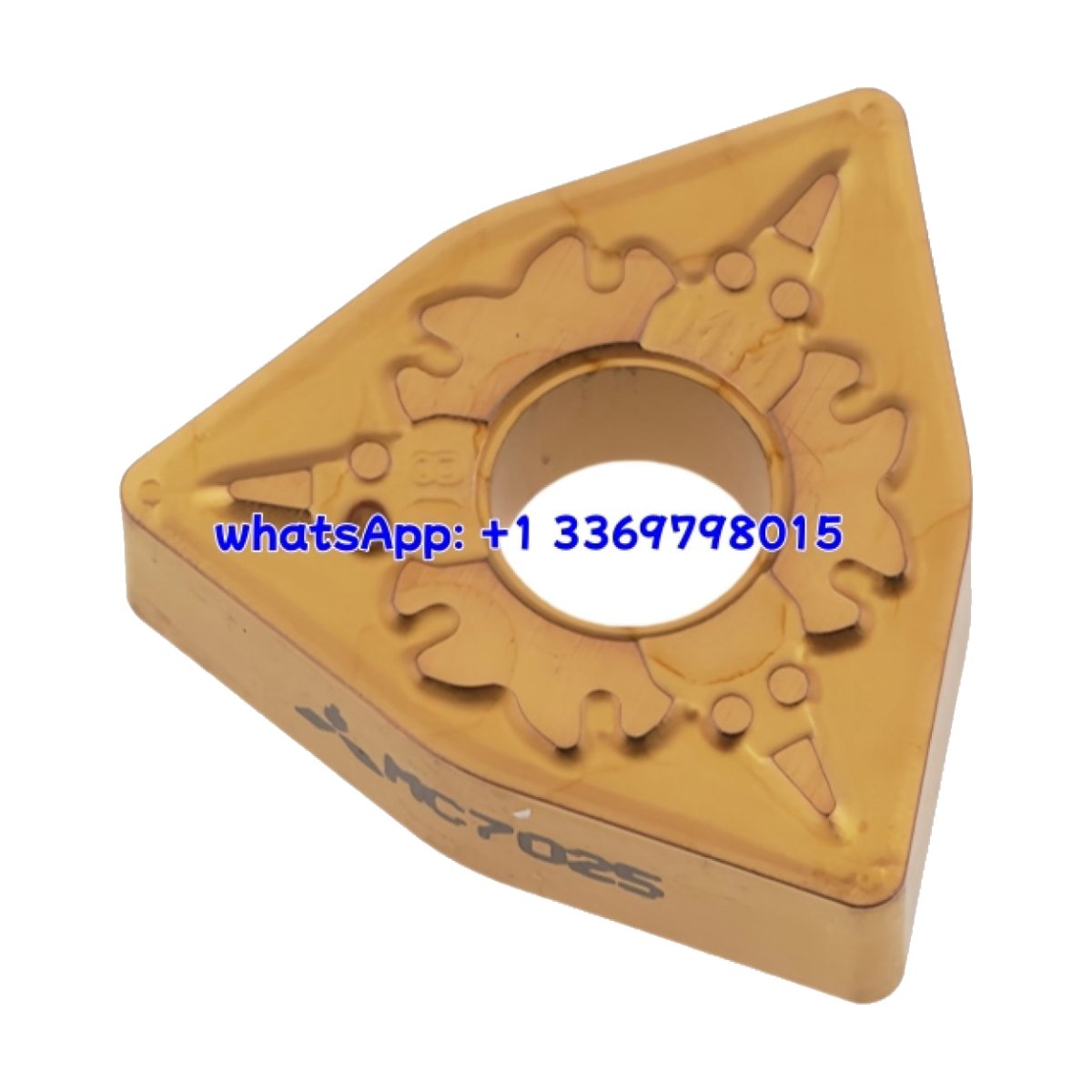 Original Mitsubishi WNMG080408-MM MC7025 Carbide Insert - Trigon 80° | Steel (10 PCS)