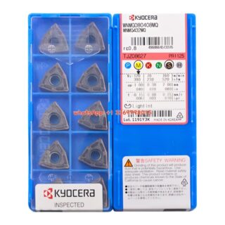 Original Kyocera WNMG080408MQ PR1535 Carbide Turning Insert - Trigon 80° (10 PCS)