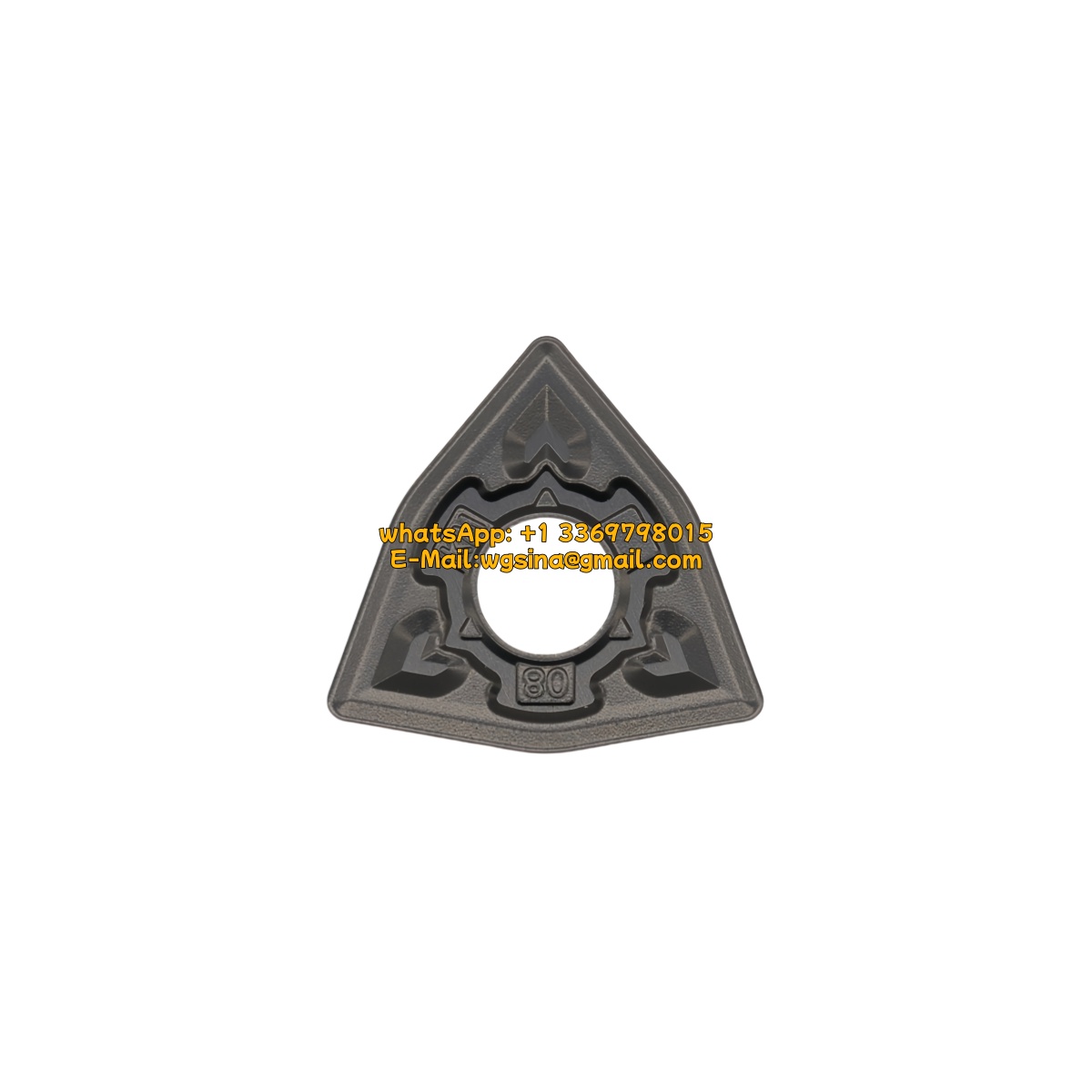 CNC WNMG080408-OKM OC3210 Carbide Insert - Trigon 80° | Steel & More (10 PCS)