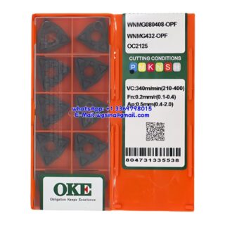 Original OKE WNMG080408-OPF OC2125 Carbide Insert - Trigon 80° (10 PCS)