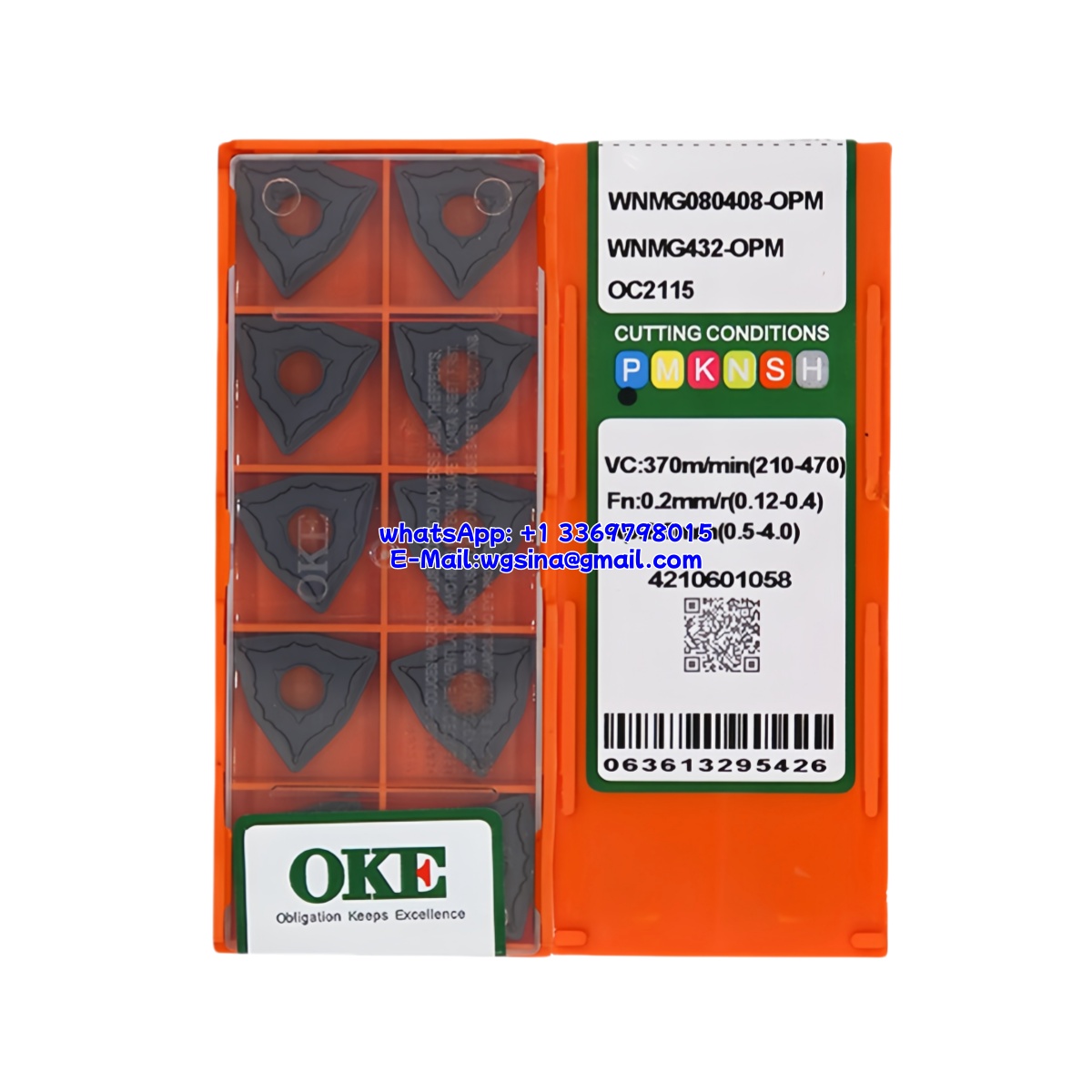 OKE 100% Original WNMG080408-OPM OC2115 Cutting Tools 10PCS