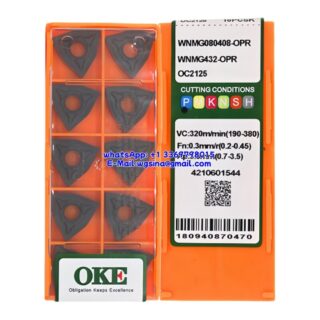 Original OKE WNMG080408-OPR OC2125 Carbide Insert - Trigon 80° (10 PCS)