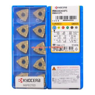 Original Kyocera WNMG080408-PS CA5525 Carbide Insert - Trigon 80° | Steel (10 PCS)