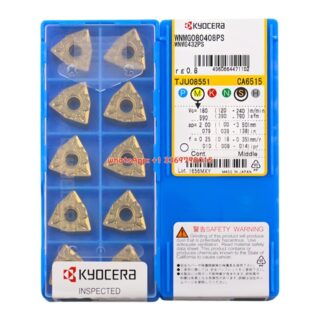 Original Kyocera WNMG080408-PS CA6515 Carbide Insert - Trigon 80° (10 PCS)