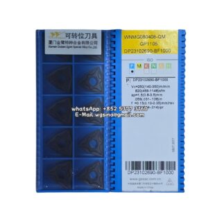 Original Gesac WNMG080408-QM GP1105 Carbide Insert - Trigon 80°