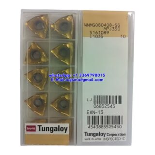 Original Tungaloy WNMG080408-SS MPJ350 Carbide Insert - Trigon 80° (10 PCS)