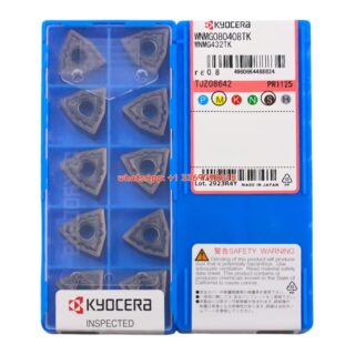 Original Kyocera WNMG080408-TK PR1310 Carbide Turning Insert - Trigon 80° (10 PCS)