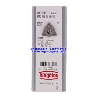 Original Tungaloy WNMG080408-TS-NS9530 NS9530 Carbide Insert - Trigon 80° (10 PCS)