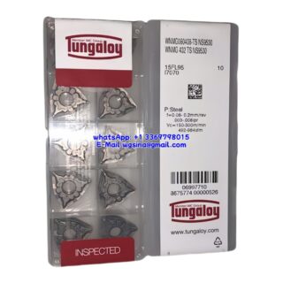 Original Tungaloy WNMG080408-TS NS9530 Carbide Insert - Trigon 80° (10 PCS)