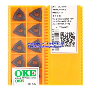 Original OKE WNMG080408 OC3115 Carbide Insert - Trigon 80° (10 PCS)