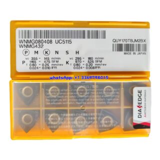 Original Mitsubishi WNMG080408 UC5115 Carbide Insert - Trigon 80° | Steel & More (10 PCS)