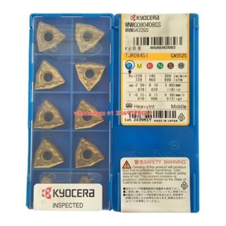 Original Kyocera WNMG080408GS CA5525 Carbide Insert - Trigon 80° | Steel (10 PCS)