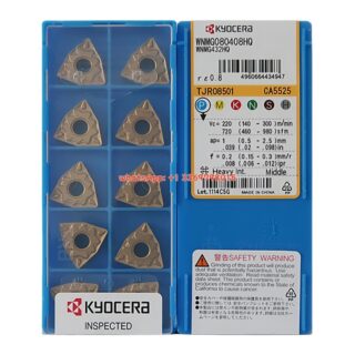 Original Kyocera WNMG080408HQ CA5525 Carbide Insert - Trigon 80° | Steel (10 PCS)