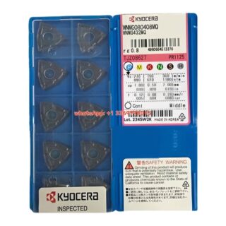 Original Kyocera WNMG080408MQ PR1125 Carbide Insert - Trigon 80° (10 PCS)