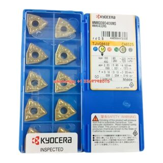 Original Kyocera WNMG080408MS CA6525 Carbide Insert - Trigon 80° | Steel (10 PCS)