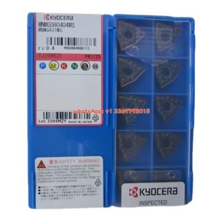 Original Kyocera WNMG080408-MS PR1125 Carbide Turning Insert - Trigon 80° (10 PCS)
