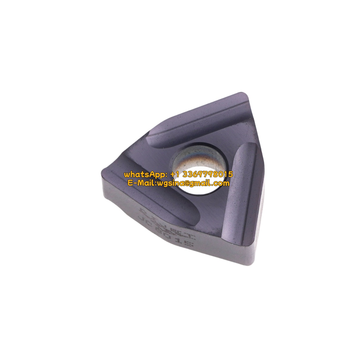 CNC WNMG080408R-SG JC8015 Carbide Insert - Trigon 80° | Steel & More (10 PCS)