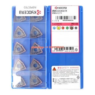 Original Kyocera WNMG080408TK PR1125 Carbide Insert - Trigon 80° (10 PCS)