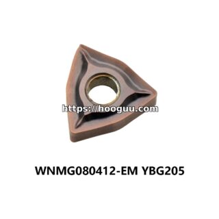 Original ZCC-CT WNMG080412-EM YBG205 Carbide Turning Insert - Trigon 80° | Steel, Cast Iron (10 PCS)