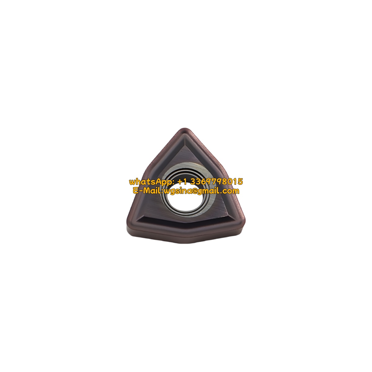 CNC WNMG080412-MSL OPC349 Carbide Insert - Trigon 80° | Steel, Stainless Steel (10 PCS)