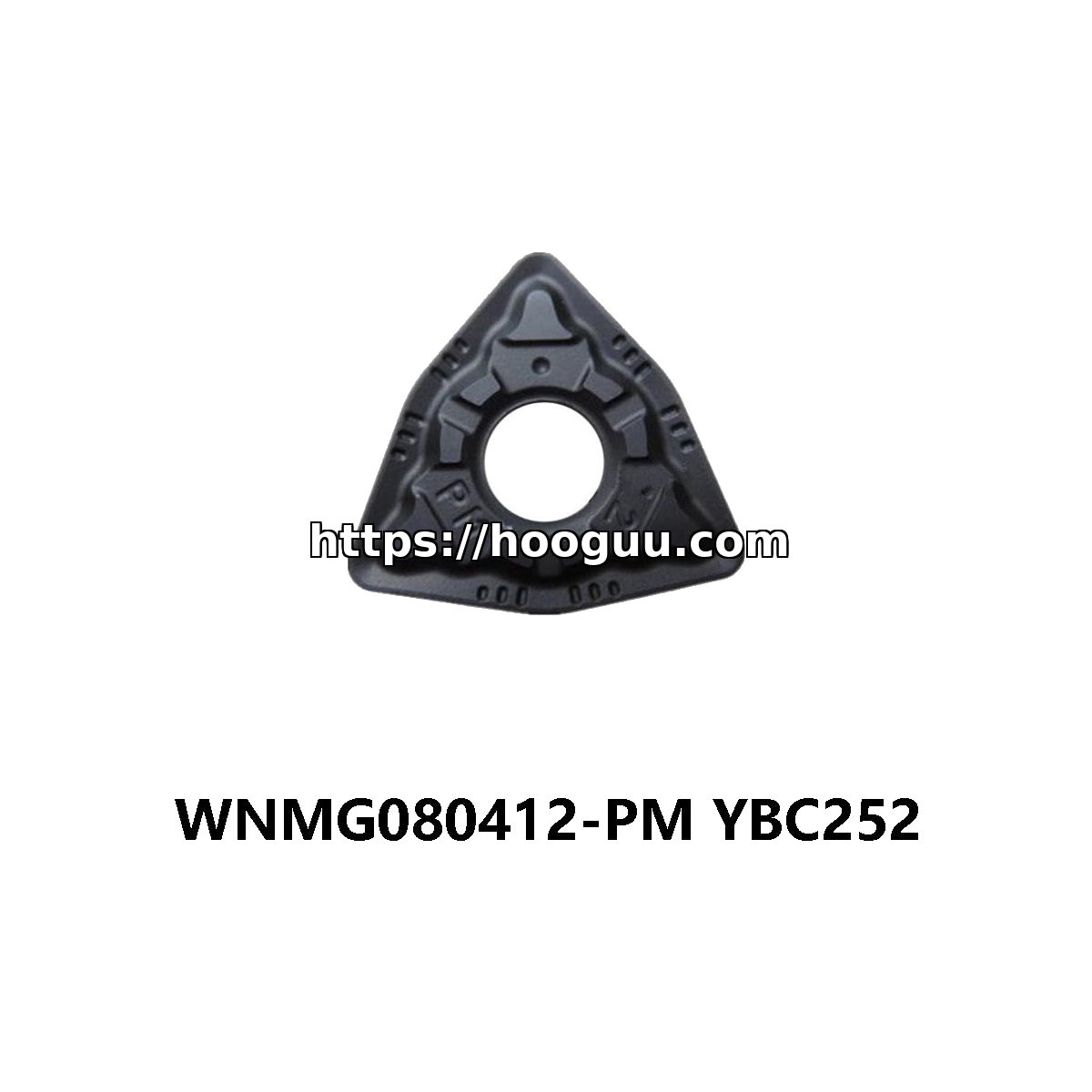 Original ZCC-CT WNMG080412-PM YBC252 Carbide Insert - Trigon 80° | Steel & More (10 PCS) - Image 2
