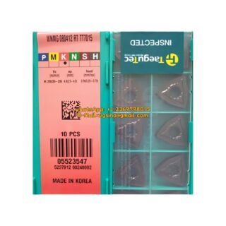 Original TaeguTec WNMG080412 TT7015 Carbide Insert - Trigon 80° (10 PCS)