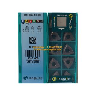 Original TaeguTec 080404 CT3000 Carbide Insert (10 PCS) WNMG MT WNMG 80404 MT CT3000