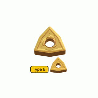 Original TaeguTec TT8115B Carbide Insert - Triangle (10 PCS) WNMG 80408 MP WNMG 80408 MP TT8115B