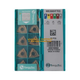 Original TaeguTec 080408 TT8125 Carbide Insert | Steel (10 PCS) WNMG MT WNMG 80408 MT TT8125