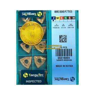 Original TaeguTec 080408 TT8125 Carbide Insert | Steel (10 PCS) WNMG WNMG 80408 PC TT8125