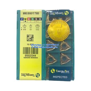 Original TaeguTec 080408 TT9080 Carbide Insert | Stainless Steel & More (10 PCS) WNMG WNMG 80408 PC TT9080