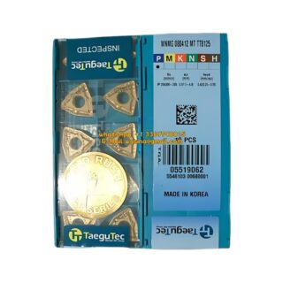 Original TaeguTec 080412 TT8125 Carbide Insert | Steel (10 PCS) WNMG MT WNMG 80412 MT TT8125