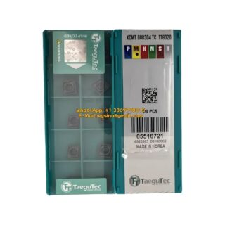 Original TaeguTec 080304 TT8020 Carbide Insert | Cast Iron (10 PCS) XCMT TC XCMT 80304 TC TT8020