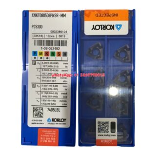 Original Korloy XNKT080508PNSR-MM PC5300 Carbide Turning Insert | Steel (10 PCS)